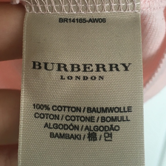 Burberry Light Pink Polo - Picture 6 of 9